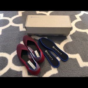 Authentic used Rothy’s (6) Berry Colorblock